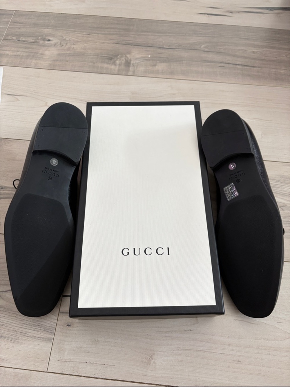 NEW Gucci Kenya Old Nero leather dress shoe - Picture 2 of 9